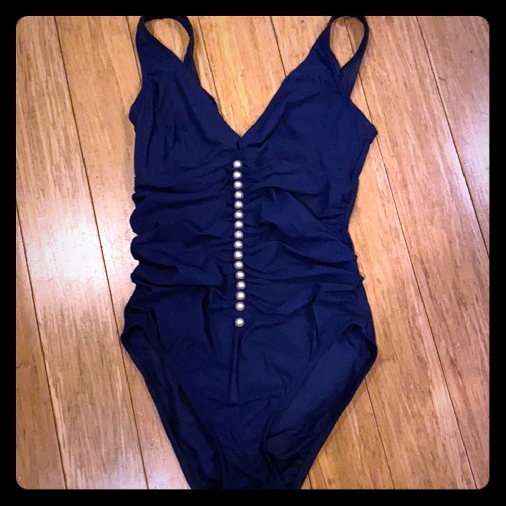 Karla Colletto bathing Suit Navy